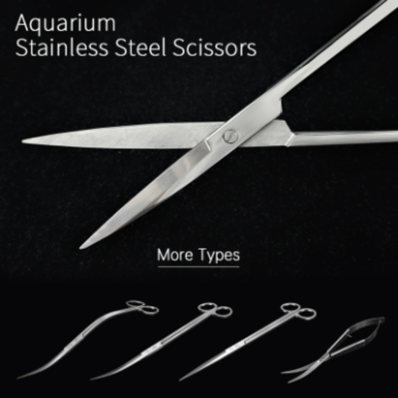 Aquarium Plants Book - مقصات ويك أكوا المصنوعة من الفولاذ