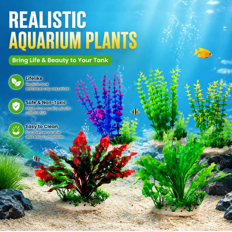 Planted Aquarium Models - نباتات مائية اصطناعية لتزيين أحواض السمك،