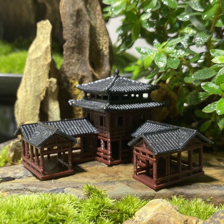 البلاستيك النمط الصيني القديم  - مراجعة Planted Aquarium Models وسعره