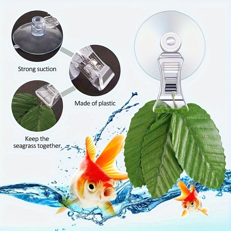 8 قطع مشبك أعشاب بحرية للأسماك - مراجعة Aquarium Plants Book وسعره