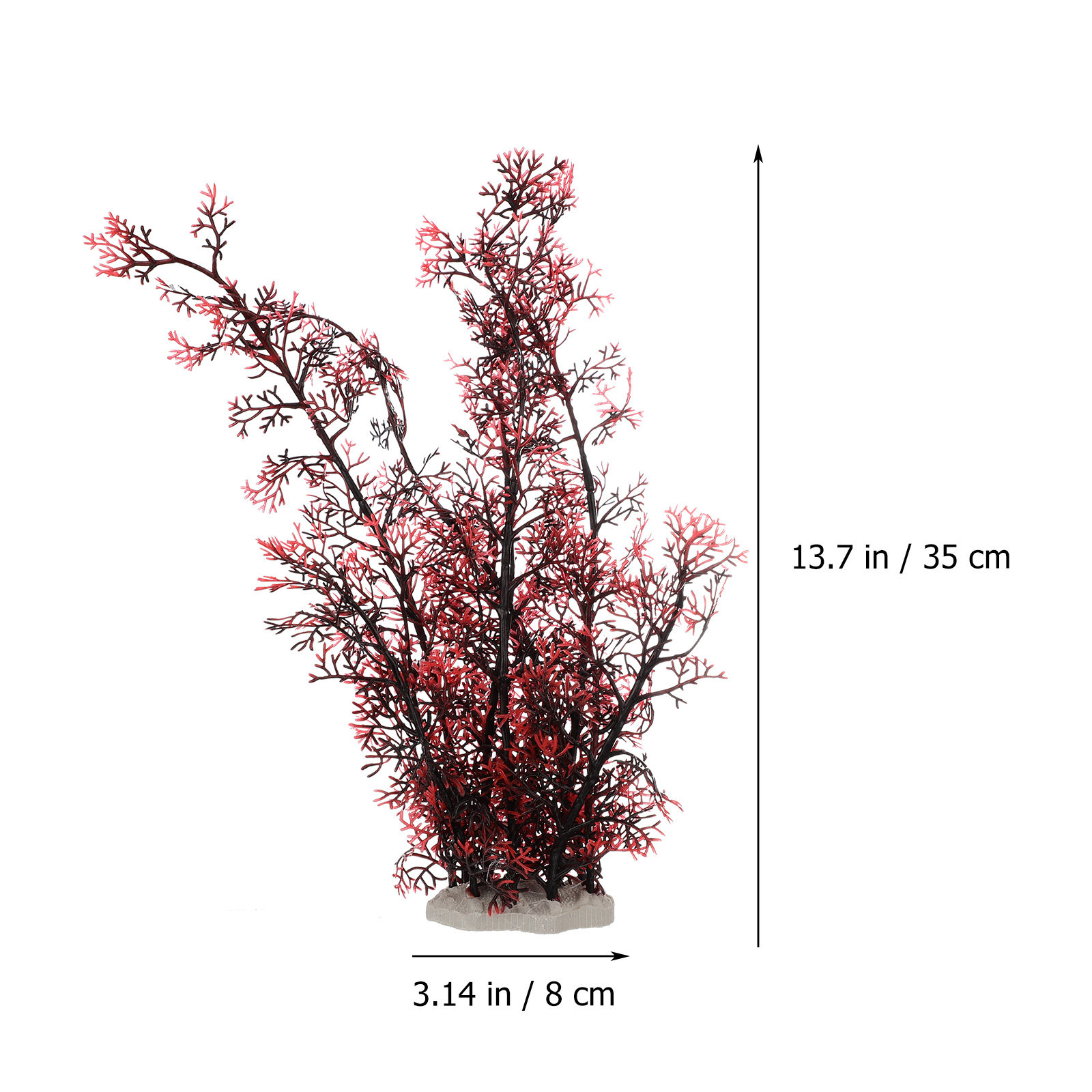 قطعتان من النباتات الاصطناعية  - مراجعة Planted Aquarium Models وسعره