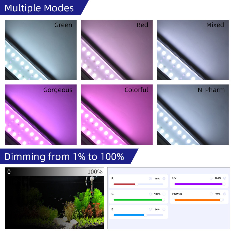 إضاءة حوض السمك M300D1 PRO الأ - مراجعة Aquarium Plants For Sale وسعره